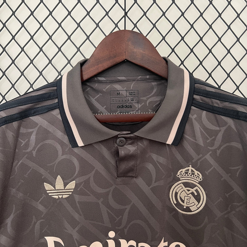 CAMISA DO REAL MADRID 24/25 CINZA