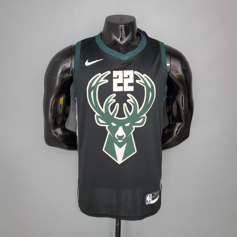 Regata Milwaukee Bucks Masculina - Preta