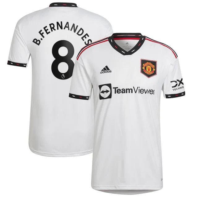 Camisa Manchester United I 22/23 - Adidas Torcedor Masculina Personalizada B.FERNANDES N° 8