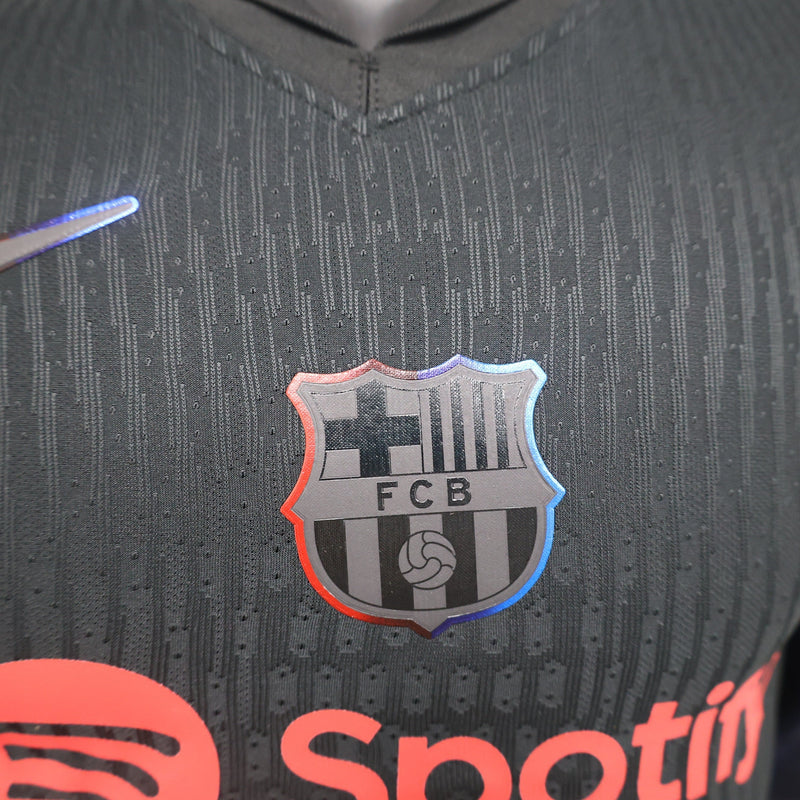 CAMISA VERSÃO PLAYER DO BARCELONA 24/25 BLACK