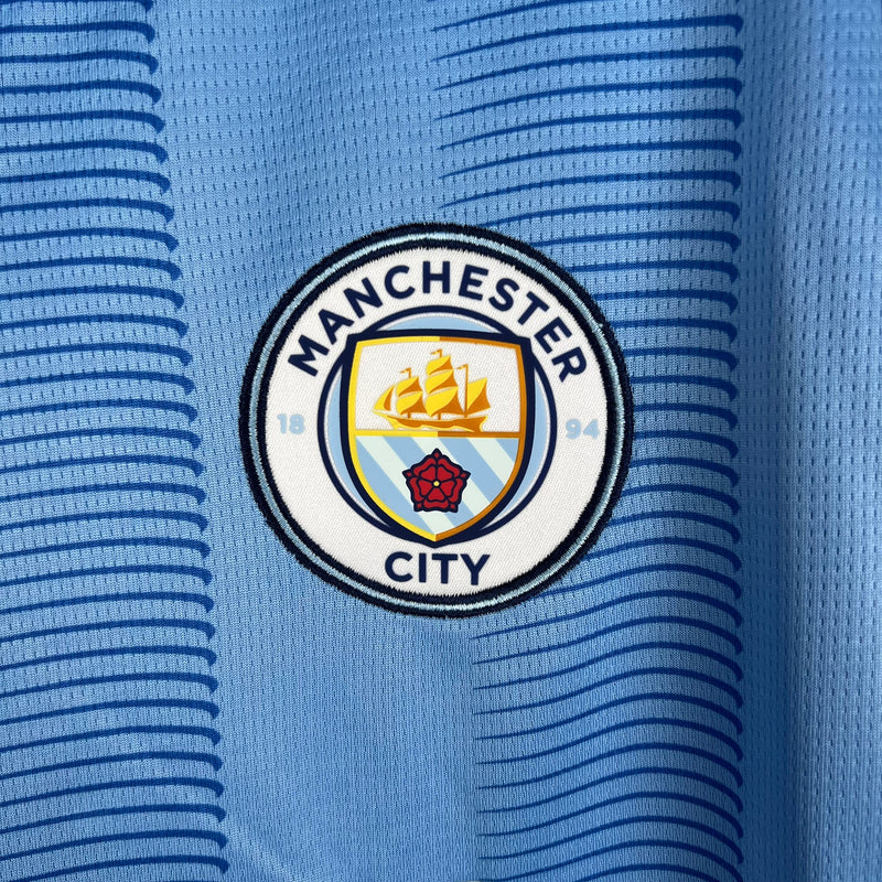 Camisa Manchester City I 23/24 (Manga Longa) - Masculina