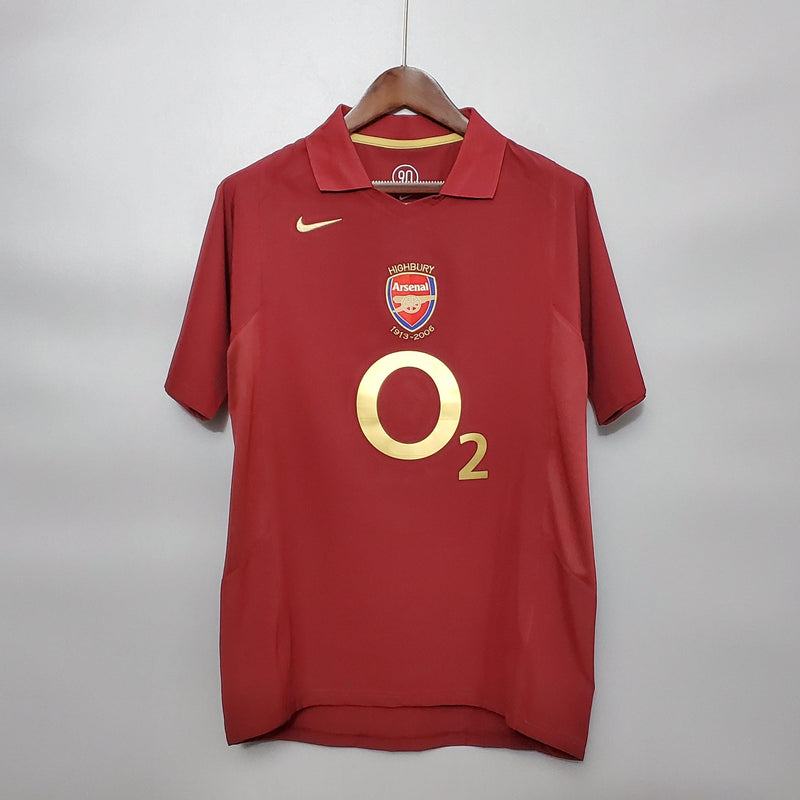 Camisa Retrô Arsenal 2005/06 Home