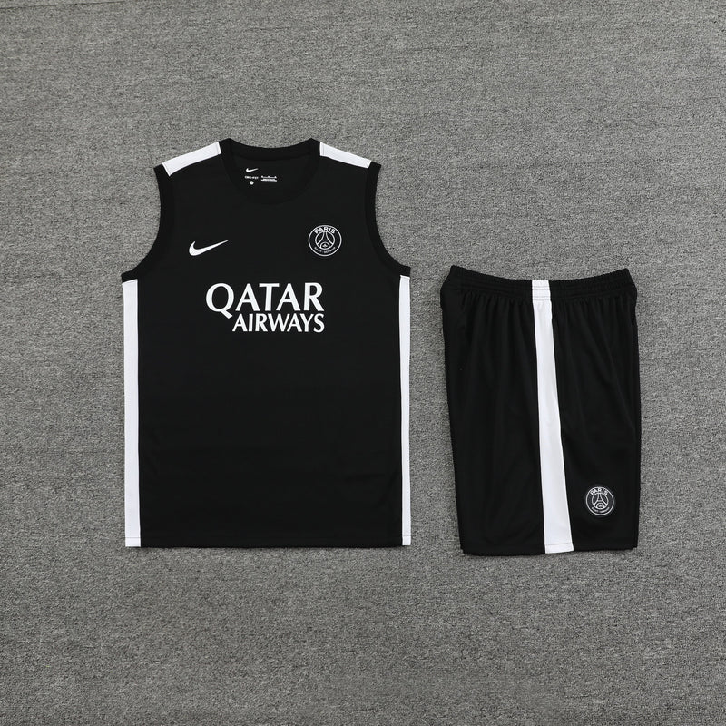 Kit Treino PSG 23/24 Nike - Preto