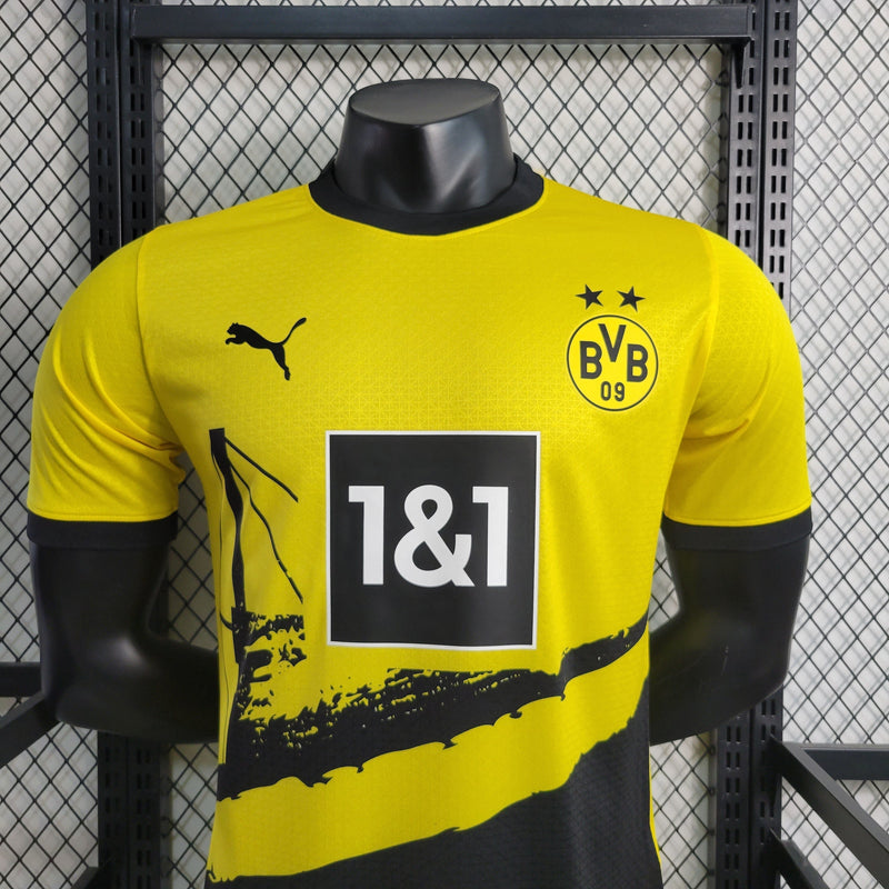 Camisa Borussia Dortmund Home (1) 2023/24 Puma Jogador Masculina